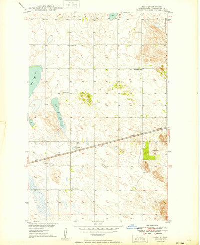 United States Geological Survey Riga, ND (1949, 24000-Scale) digital map