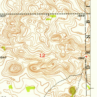 United States Geological Survey Riga, ND (1949, 24000-Scale) digital map