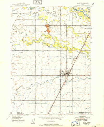 United States Geological Survey Rigby, ID (1949, 24000-Scale) digital map