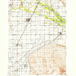 United States Geological Survey Rigby, ID (1950, 62500-Scale) digital map