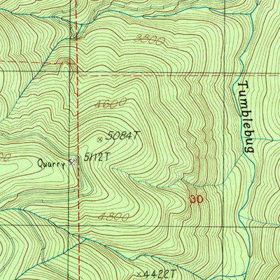 United States Geological Survey Rigdon Point, OR (1986, 24000-Scale) digital map