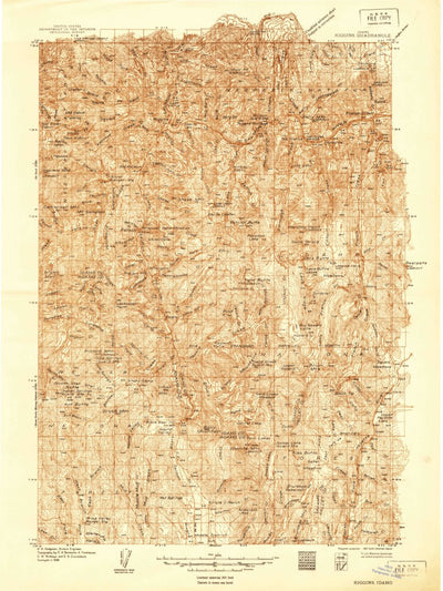 United States Geological Survey Riggins, ID (1938, 96000-Scale) digital map