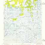 United States Geological Survey Rigolets, LA (1954, 31680-Scale) digital map