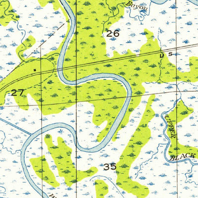 United States Geological Survey Rigolets, LA (1954, 31680-Scale) digital map