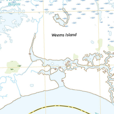 United States Geological Survey Rigolets, LA (2020, 24000-Scale) digital map