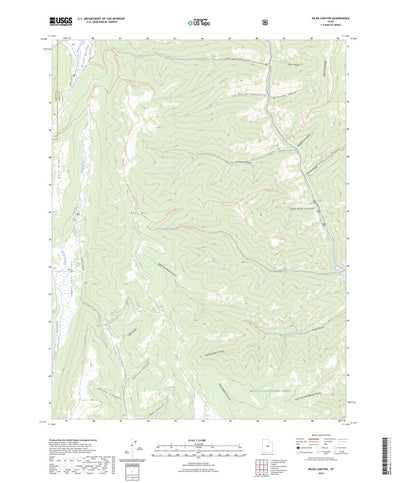United States Geological Survey Rilda Canyon, UT (2023, 24000-Scale) digital map