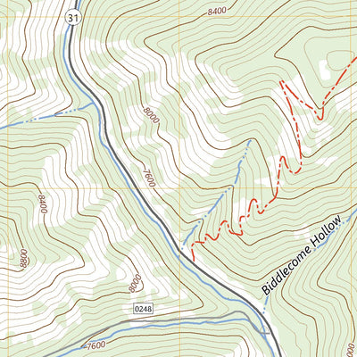 United States Geological Survey Rilda Canyon, UT (2023, 24000-Scale) digital map