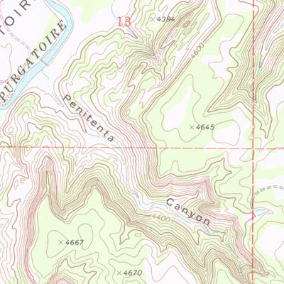 United States Geological Survey Riley Canyon, CO (1972, 24000-Scale) digital map