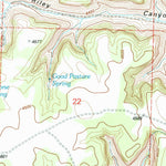United States Geological Survey Riley Canyon, CO (1996, 24000-Scale) digital map
