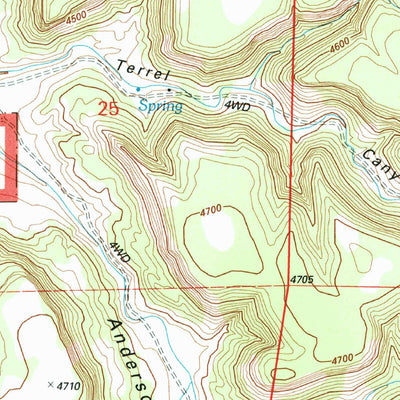 United States Geological Survey Riley Canyon, CO (1996, 24000-Scale) digital map