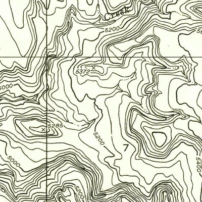 United States Geological Survey Rill Creek, UT (1954, 24000-Scale) digital map