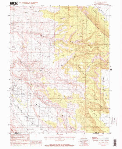 United States Geological Survey Rill Creek, UT (1985, 24000-Scale) digital map