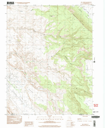 United States Geological Survey Rill Creek, UT (1996, 24000-Scale) digital map
