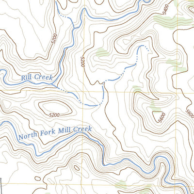 United States Geological Survey Rill Creek, UT (2023, 24000-Scale) digital map