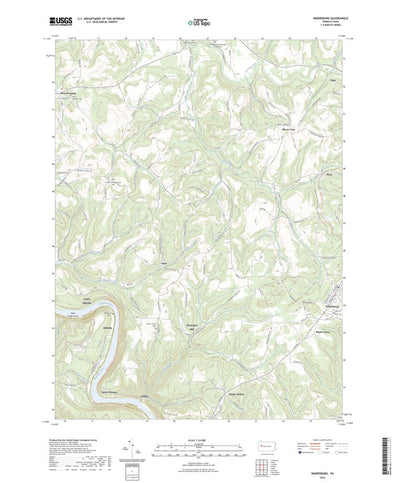 United States Geological Survey Rimersburg, PA (2023, 24000-Scale) digital map