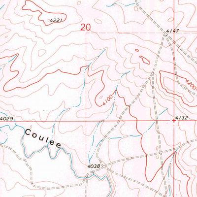 United States Geological Survey Rimrock Butte, MT (1968, 24000-Scale) digital map