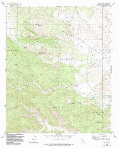United States Geological Survey Rimrock, CA (1972, 24000-Scale) digital map