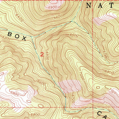 United States Geological Survey Rimrock Divide, MT (1951, 24000-Scale) digital map