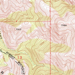 United States Geological Survey Rimrock Divide, MT (1951, 24000-Scale) digital map