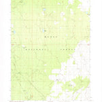 United States Geological Survey Rimrock Lake, CA (1988, 24000-Scale) digital map