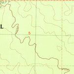 United States Geological Survey Rimrock Lake, CA (1988, 24000-Scale) digital map