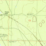 United States Geological Survey Rimrock Lake, CA (1988, 24000-Scale) digital map