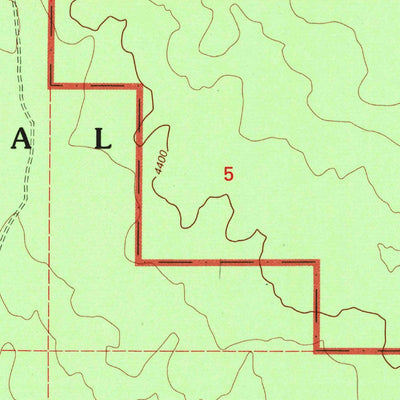 United States Geological Survey Rimrock Lake, CA (1993, 24000-Scale) digital map