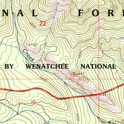 United States Geological Survey Rimrock Lake, WA (2000, 24000-Scale) digital map