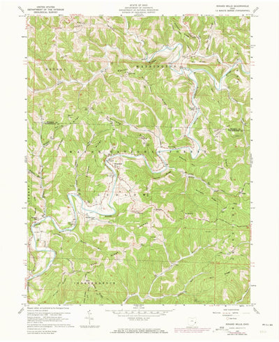 United States Geological Survey Rinard Mills, OH (1960, 24000-Scale) digital map