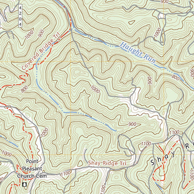 United States Geological Survey Rinard Mills, OH (2023, 24000-Scale) digital map