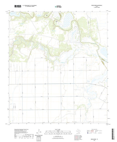 United States Geological Survey Rincon Bend, TX (2022, 24000-Scale) digital map