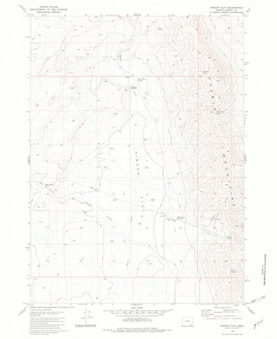 United States Geological Survey Rincon Flat, OR (1981, 24000-Scale) digital map