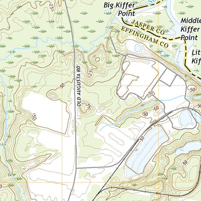 United States Geological Survey Rincon, GA (2020, 24000-Scale) digital map