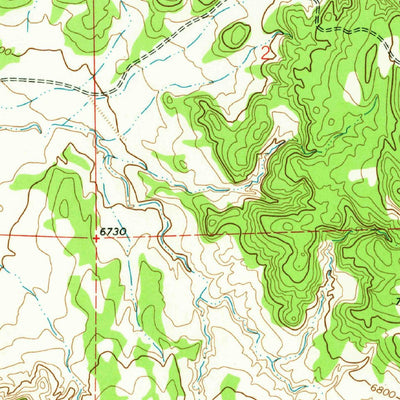 United States Geological Survey Rincon Hondo, NM (1972, 24000-Scale) digital map