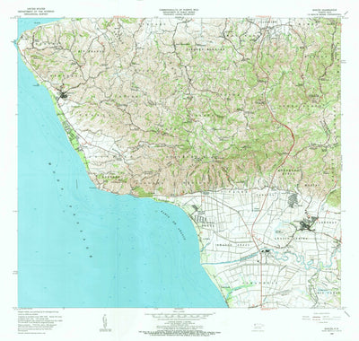 United States Geological Survey Rincon, PR (1966, 20000-Scale) digital map