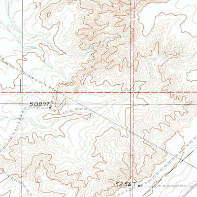 United States Geological Survey Rincon Ranch, AZ (1986, 24000-Scale) digital map
