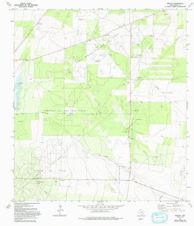 United States Geological Survey Rincon, TX (1972, 24000-Scale) digital map