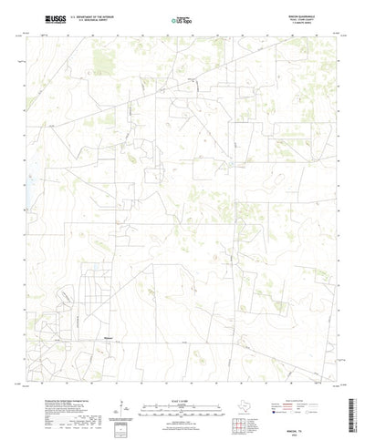 United States Geological Survey Rincon, TX (2022, 24000-Scale) digital map