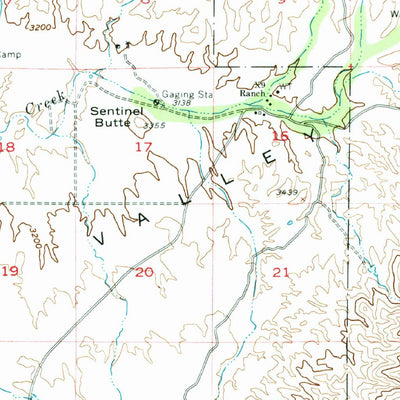 United States Geological Survey Rincon Valley, AZ (1957, 62500-Scale) digital map