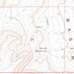 United States Geological Survey Rinehart Canyon, OR (1972, 24000-Scale) digital map