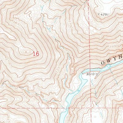 United States Geological Survey Rinehart Canyon, OR (1972, 24000-Scale) digital map