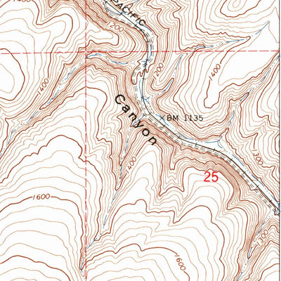 United States Geological Survey Ring, OR (1966, 24000-Scale) digital map