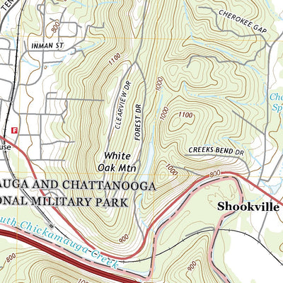United States Geological Survey Ringgold, GA (2020, 24000-Scale) digital map