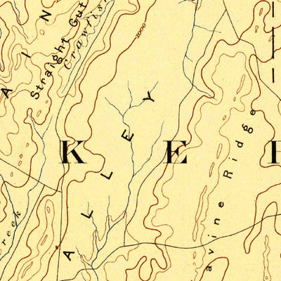 United States Geological Survey Ringgold, GA-TN (1886, 125000-Scale) digital map