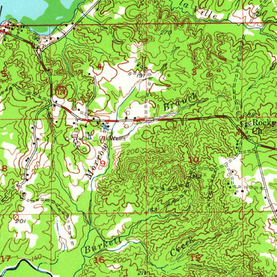 United States Geological Survey Ringgold, LA (1956, 62500-Scale) digital map