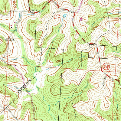 United States Geological Survey Ringgold, OH (1961, 24000-Scale) digital map