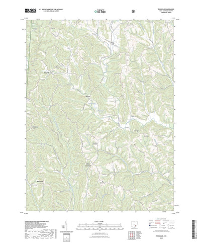 United States Geological Survey Ringgold, OH (2023, 24000-Scale) digital map