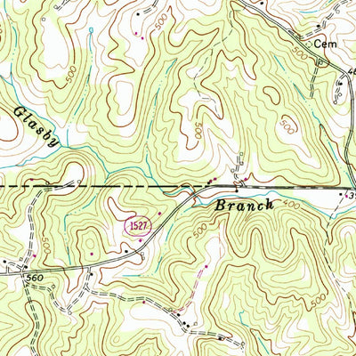 United States Geological Survey Ringgold, VA-NC (1965, 24000-Scale) digital map