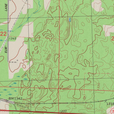 United States Geological Survey Ringle, WI (1982, 24000-Scale) digital map