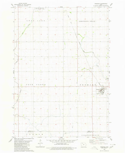 United States Geological Survey Ringsted, IA (1980, 24000-Scale) digital map